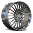 Splux ST-02 22-inch silver wheel for GMC Sierra, featuring chrome finish, off-road performance, and GMC Sierra center caps.